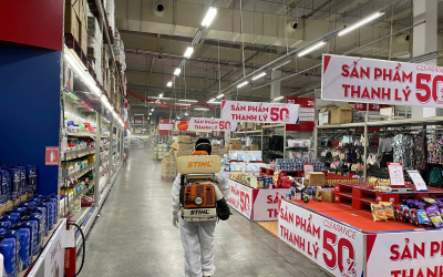 Phun diệt côn trùng siêu thị