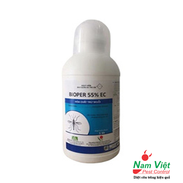 Bioper 55EC - Thuốc trừ muỗi nhập khẩu nguyên chai từ Hàn Quốc