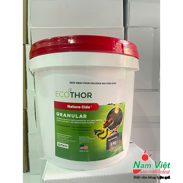 Bột xua đuổi rắn Ecothor Nature-Cide nhập khẩu Mỹ Ensystex 9kg